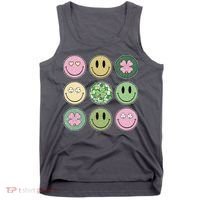 Disco Emoji St Patrick Day Cute Tank Top thumb 0