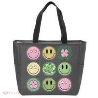 Disco Emoji St Patrick Day Cute Tote Bag thumb 0