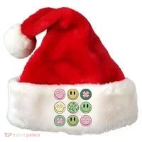 Disco Emoji St Patrick Day Cute Santa Hat thumb 0