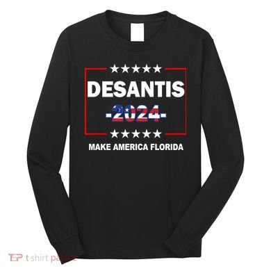 Desaints Make America Florida Long Sleeve Shirt