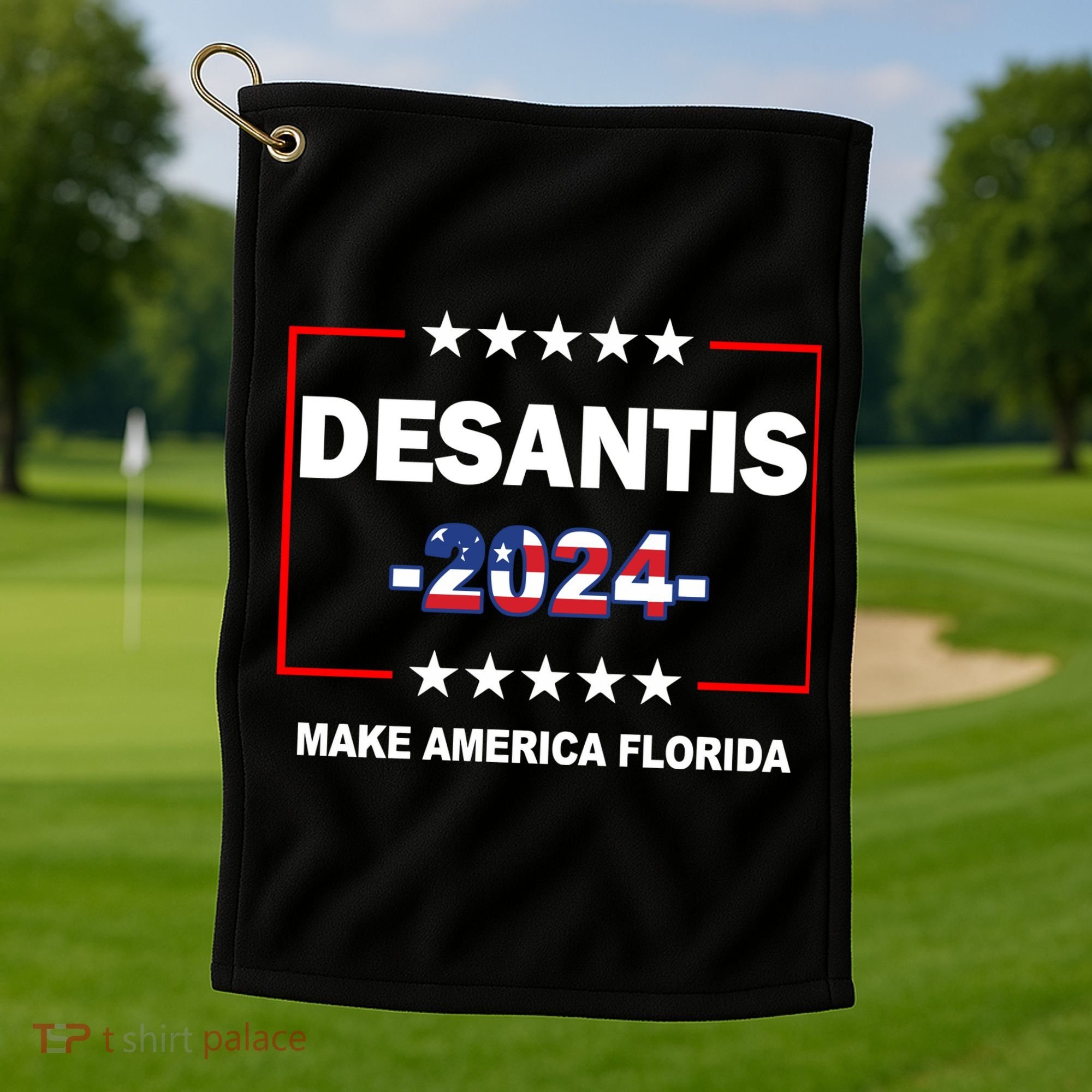 Desaints Make America Florida Golf Towel
