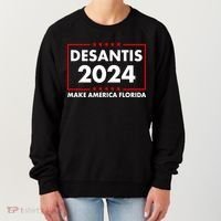 Desantis 2024 Make America Florida Election Logo Women's Sweatshirt thumb 0