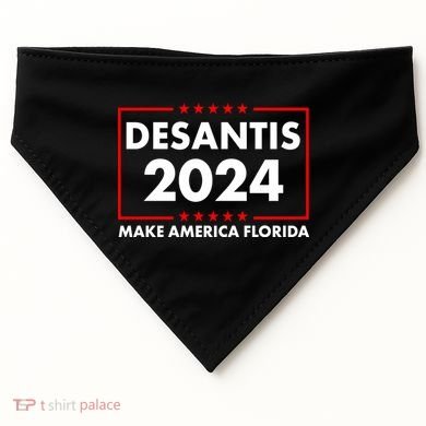 Desantis 2024 Make America Florida Election Logo USA-Made Doggie Bandana