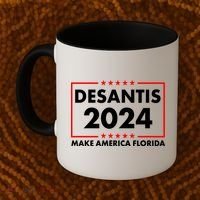 Desantis 2024 Make America Florida Election Logo Coffee Mug thumb 2