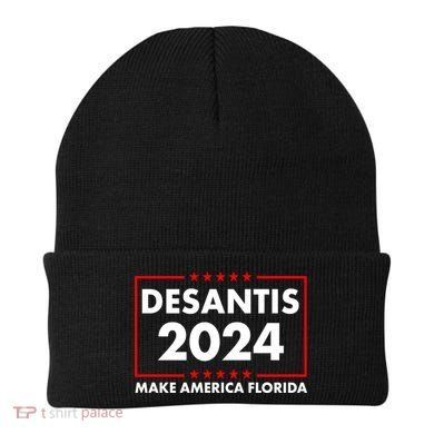 Desantis 2024 Make America Florida Election Logo Beanie