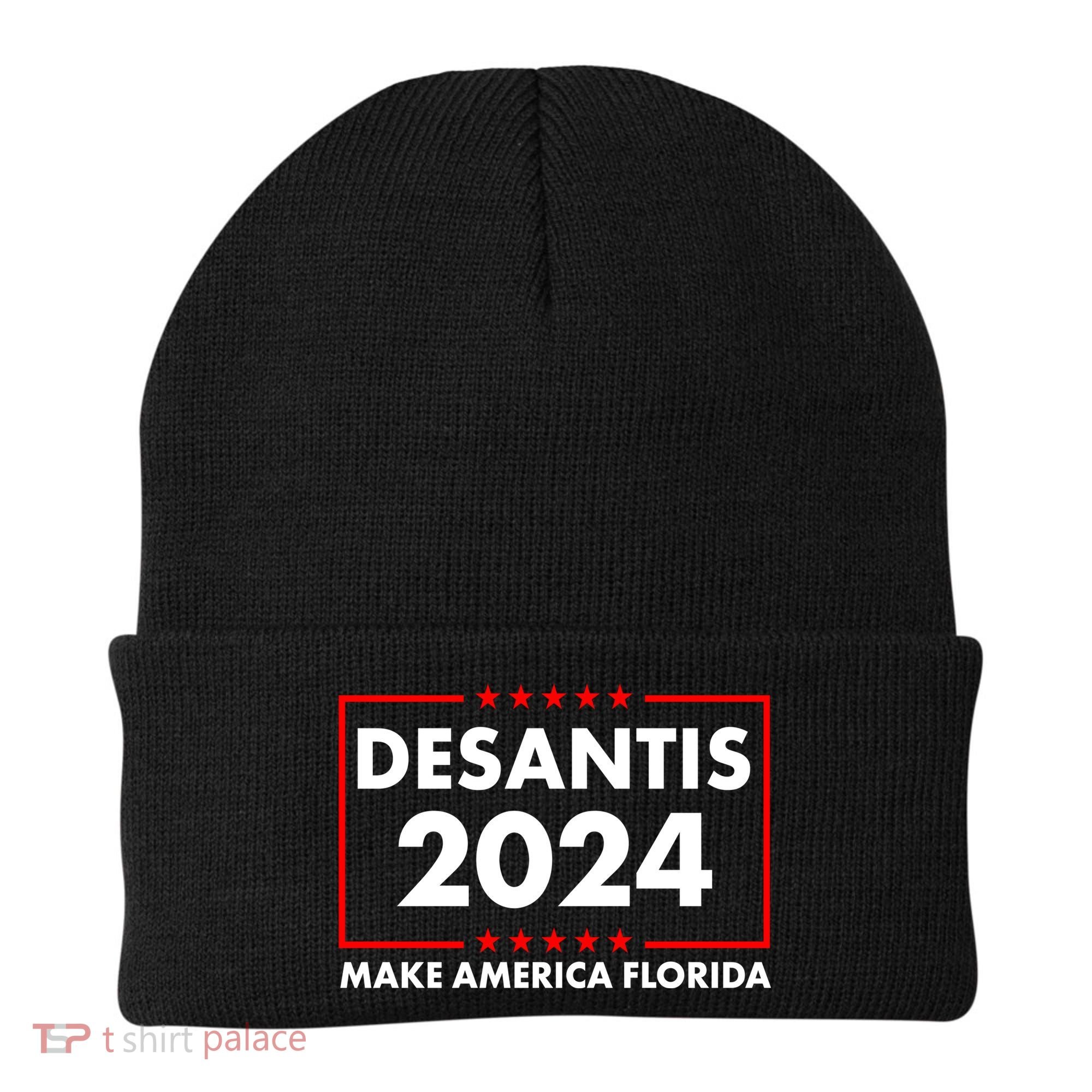Desantis 2024 Make America Florida Election Logo Beanie