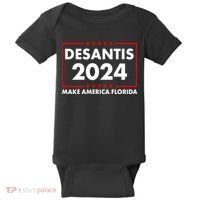 Desantis 2024 Make America Florida Election Logo Baby Bodysuit thumb 0