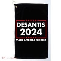 Desantis 2024 Make America Florida Election Logo Golf Towel thumb 0