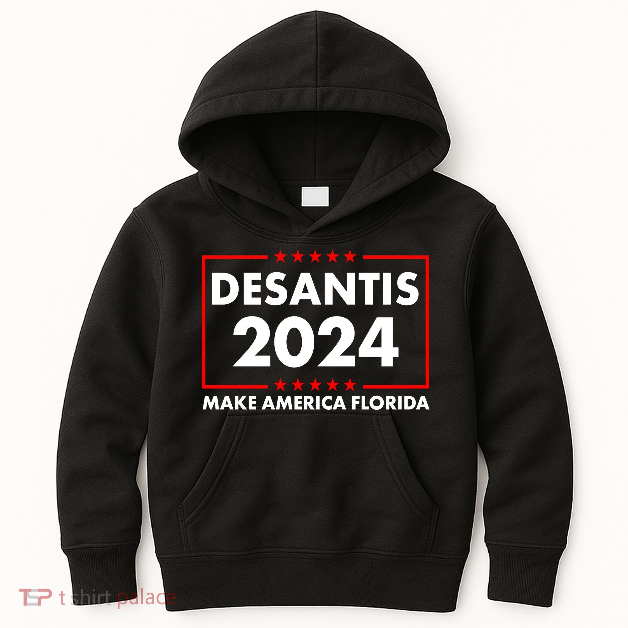 Desantis 2024 Make America Florida Election Logo Kids Hoodie