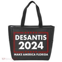 Desantis 2024 Make America Florida Election Logo Tote Bag thumb 0
