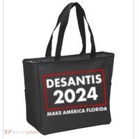 Desantis 2024 Make America Florida Election Logo Tote Bag thumb 2