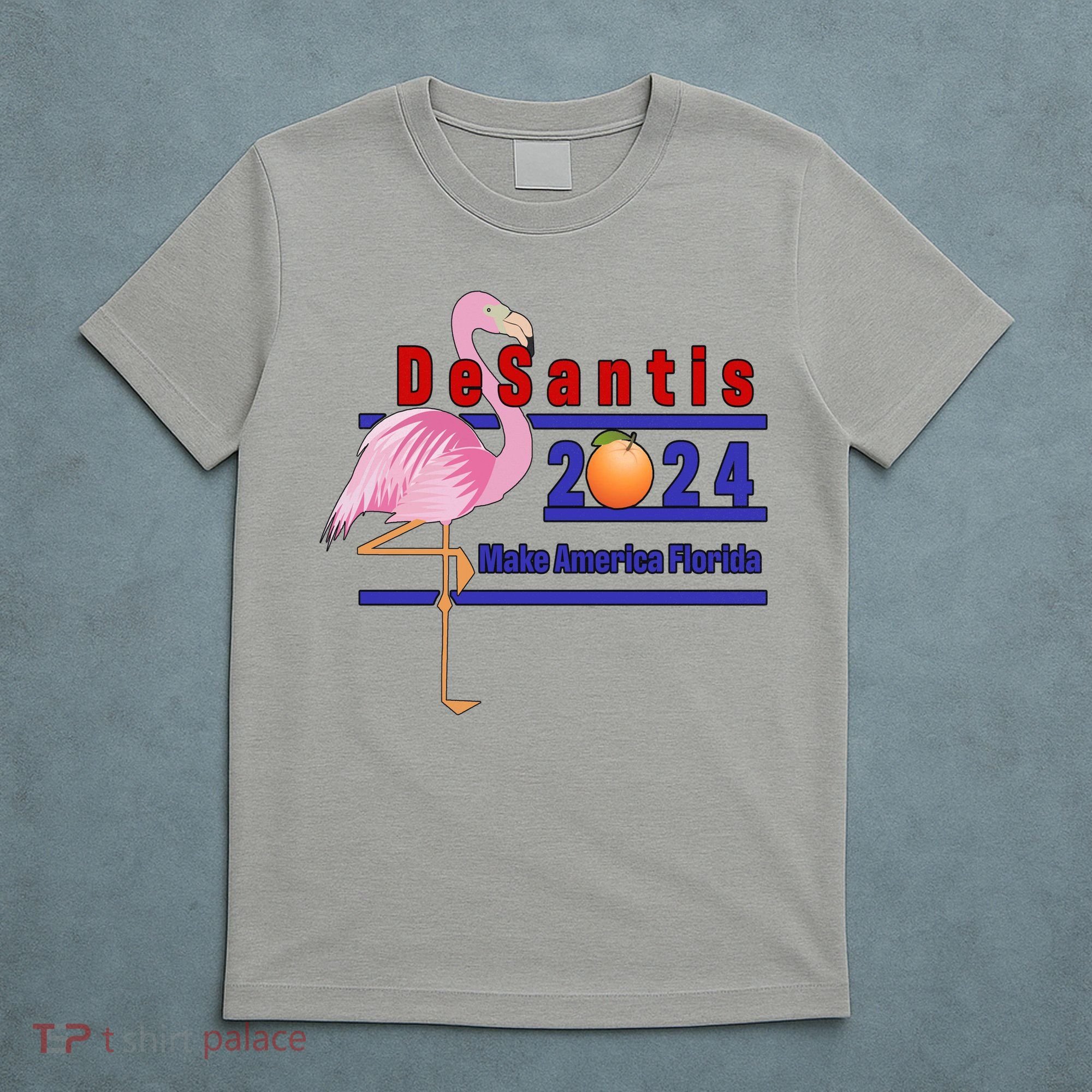 DeSantis 2024 Make America Florida Flamingo T-Shirt
