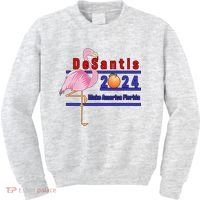 DeSantis 2024 Make America Florida Flamingo Kids Sweatshirt thumb 0