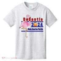 DeSantis 2024 Make America Florida Flamingo Kids T-Shirt thumb 0