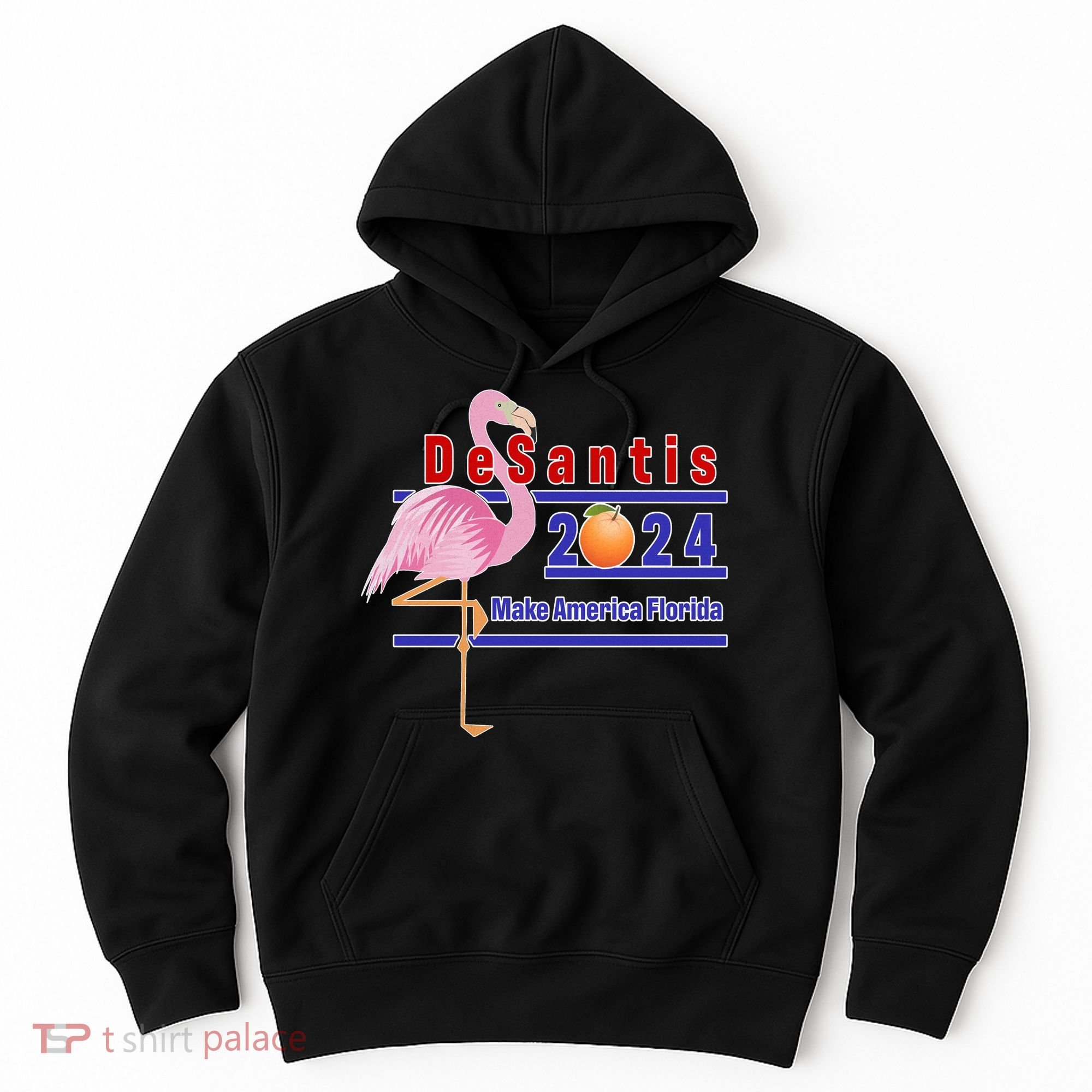 DeSantis 2024 Make America Florida Flamingo Hoodie