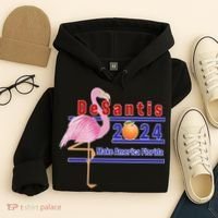 DeSantis 2024 Make America Florida Flamingo Hoodie thumb 4