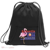 DeSantis 2024 Make America Florida Flamingo Sweatshirt Cinch Pack Bag thumb 0