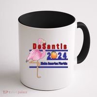 DeSantis 2024 Make America Florida Flamingo Coffee Mug thumb 1