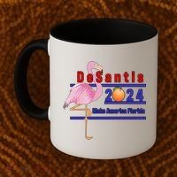 DeSantis 2024 Make America Florida Flamingo Coffee Mug thumb 2