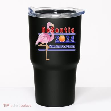 DeSantis 2024 Make America Florida Flamingo Tumbler