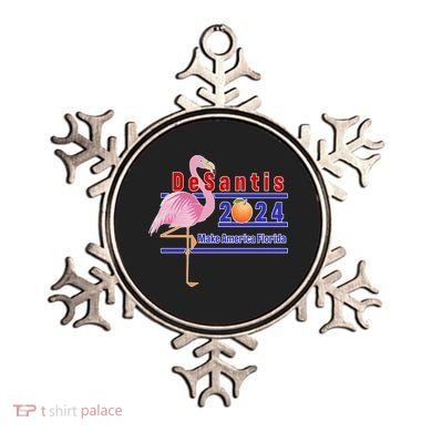 DeSantis 2024 Make America Florida Flamingo Ornament