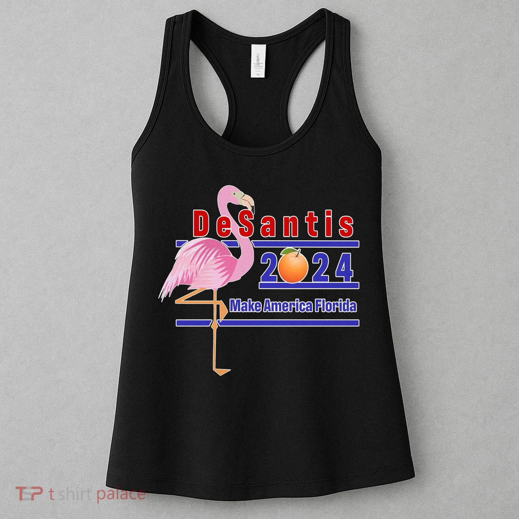 DeSantis 2024 Make America Florida Flamingo Women's Tank Top