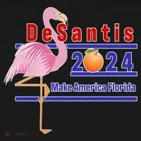 DeSantis 2024 Make America Florida Flamingo Baby Bodysuit thumb 2