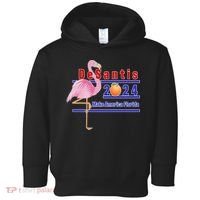 DeSantis 2024 Make America Florida Flamingo Toddler Hoodie thumb 0
