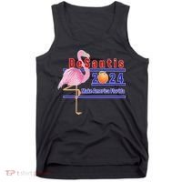 DeSantis 2024 Make America Florida Flamingo Tank Top thumb 0