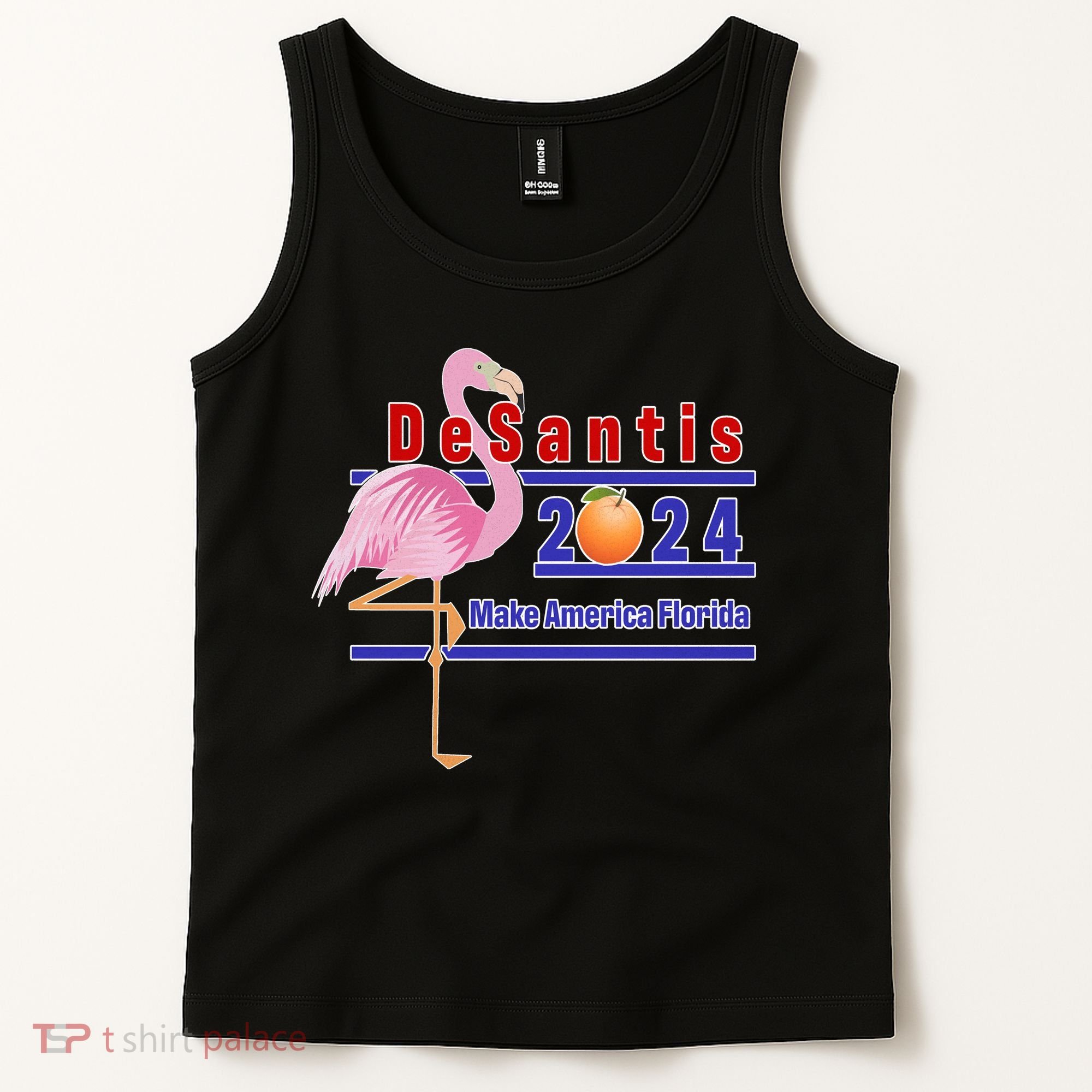 DeSantis 2024 Make America Florida Flamingo Tank Top
