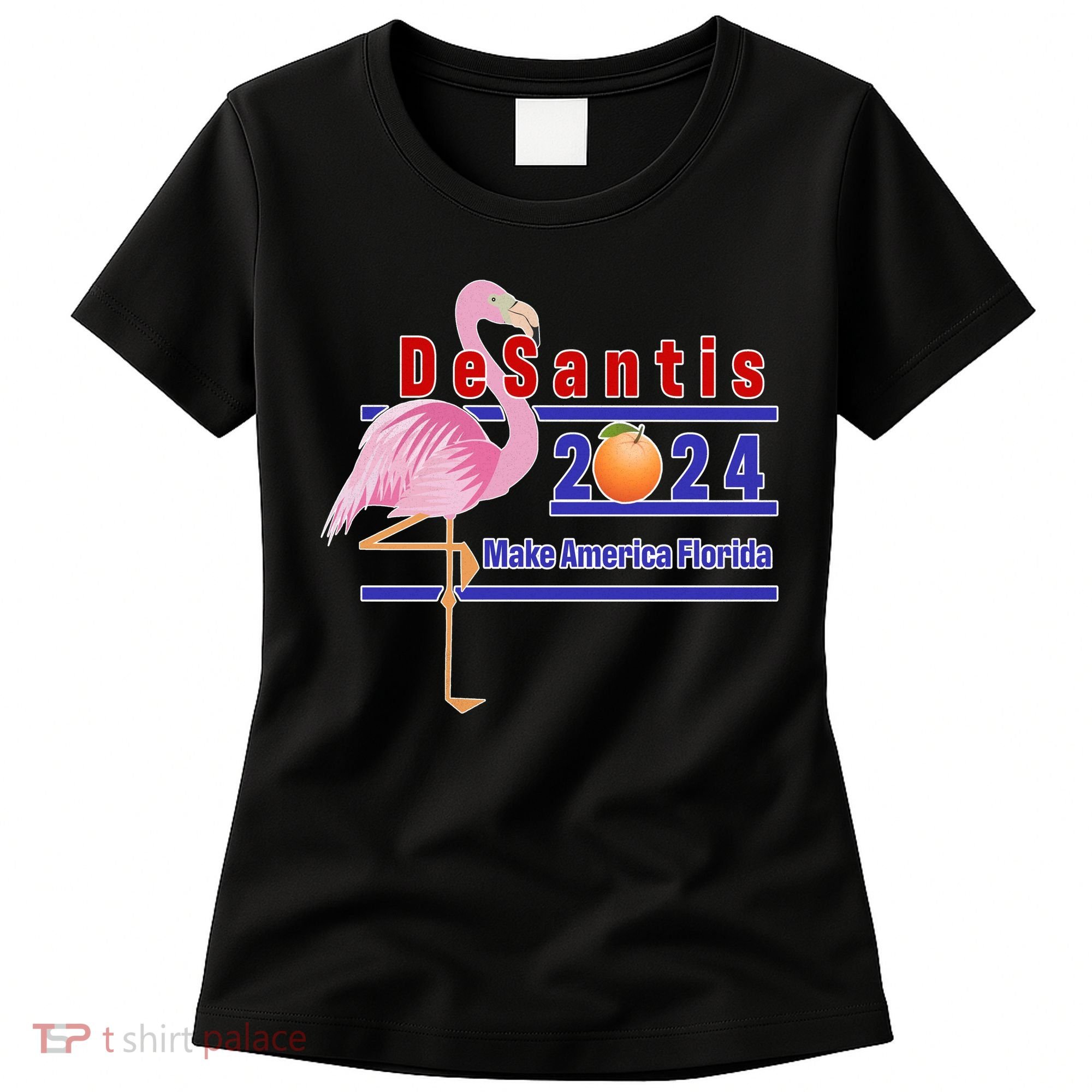 DeSantis 2024 Make America Florida Flamingo Women's T-Shirt