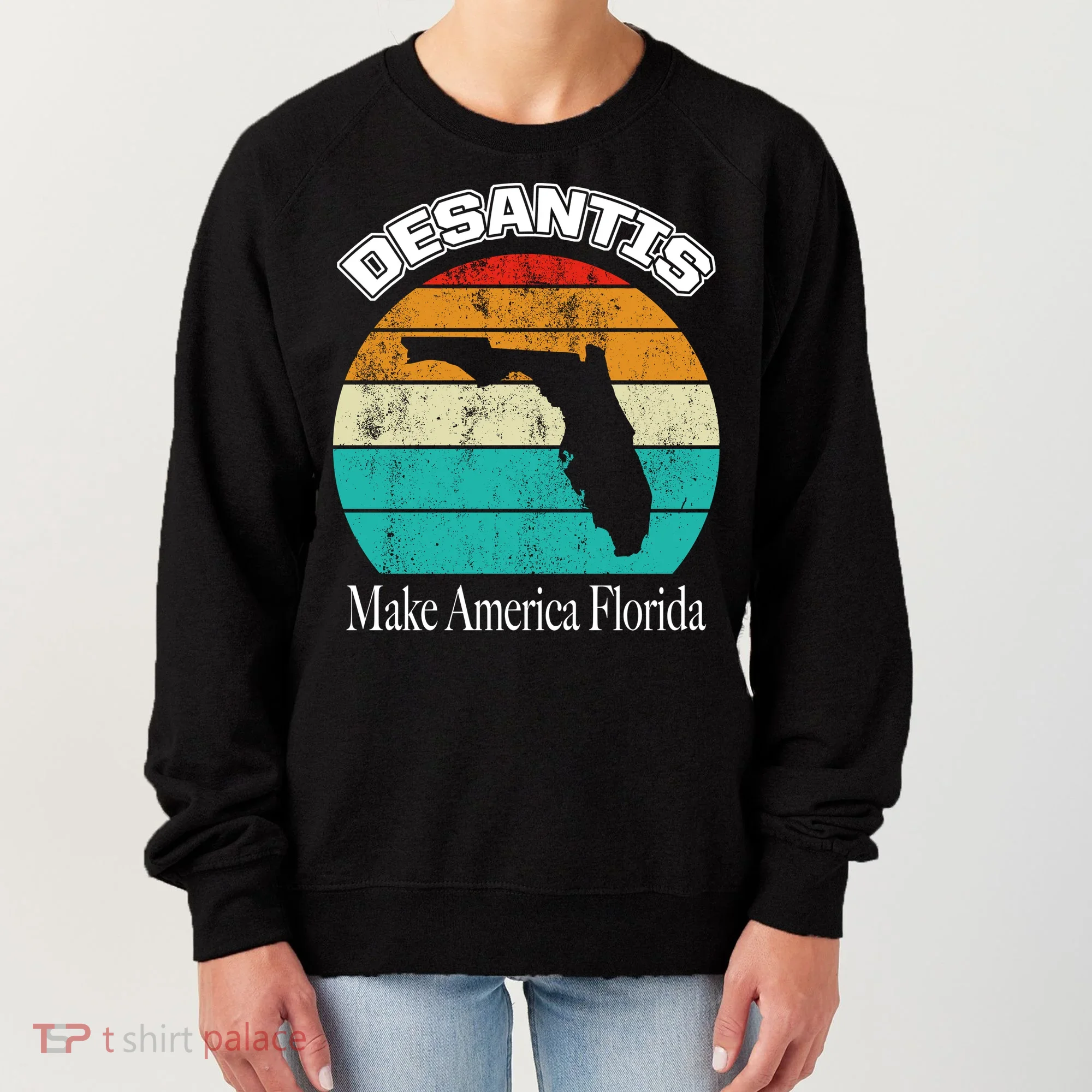 Desantis Make America Florida Again Vintage Women's Sweatshirt
