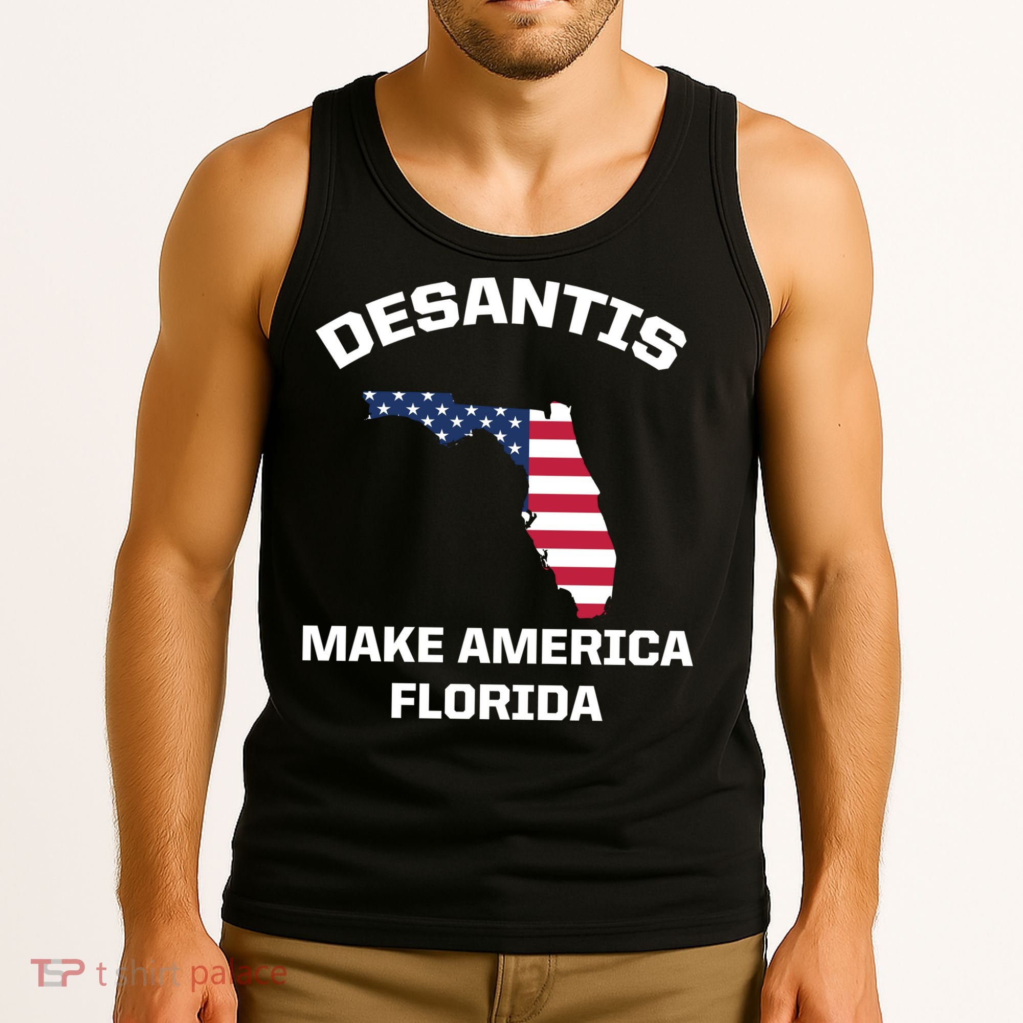 Desantis Make America Florida USA Tank Top
