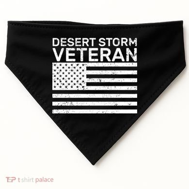 Desert Storm Veteran USA-Made Doggie Bandana