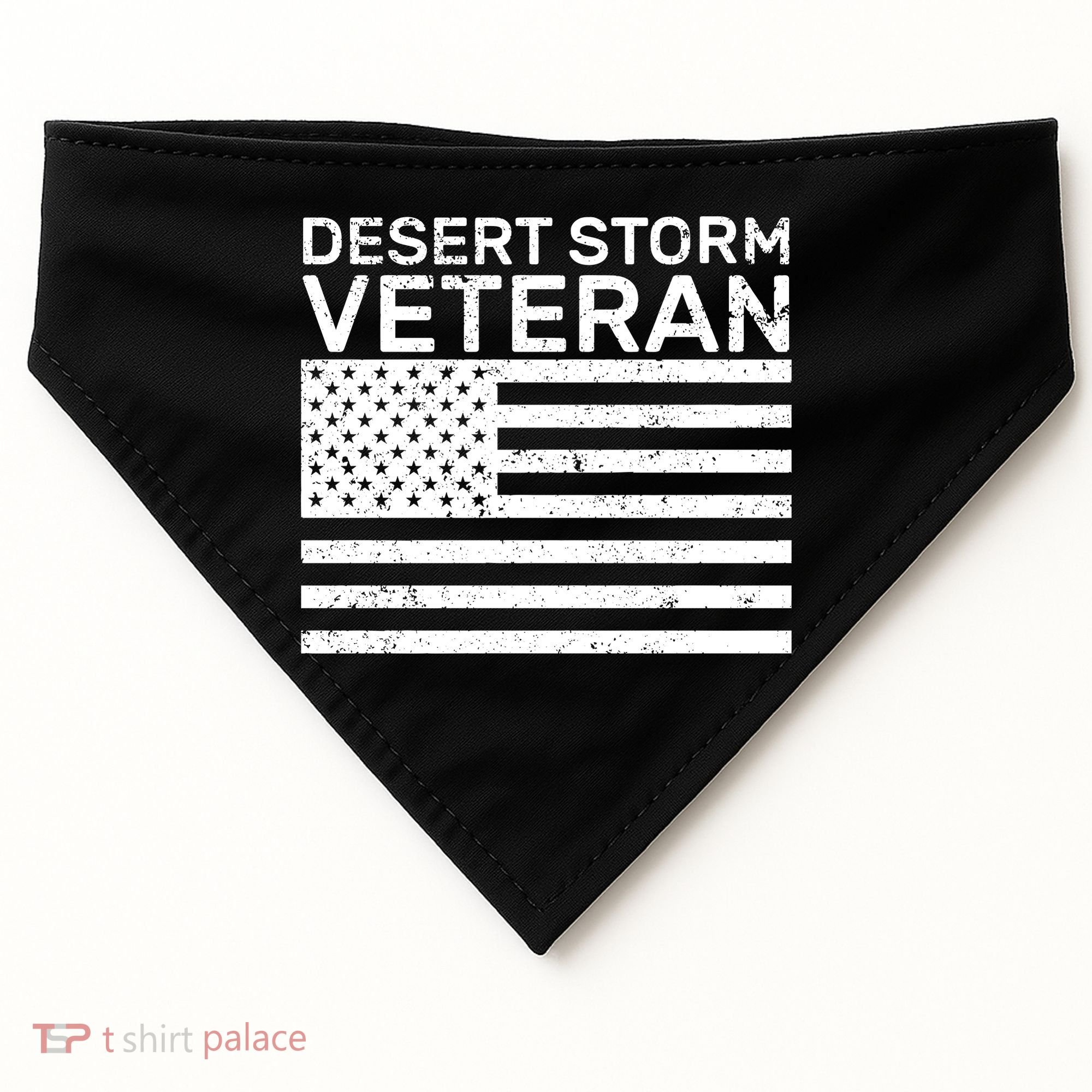 Desert Storm Veteran USA-Made Doggie Bandana