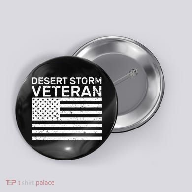 Desert Storm Veteran Button