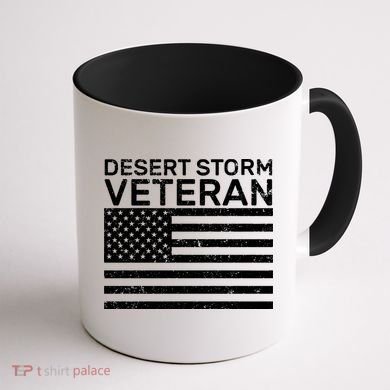 Desert Storm Veteran Coffee Mug back