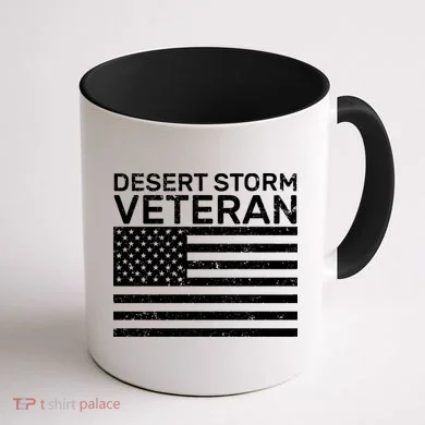 Desert Storm Veteran Coffee Mug back