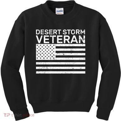 Desert Storm Veteran Kids Sweatshirt