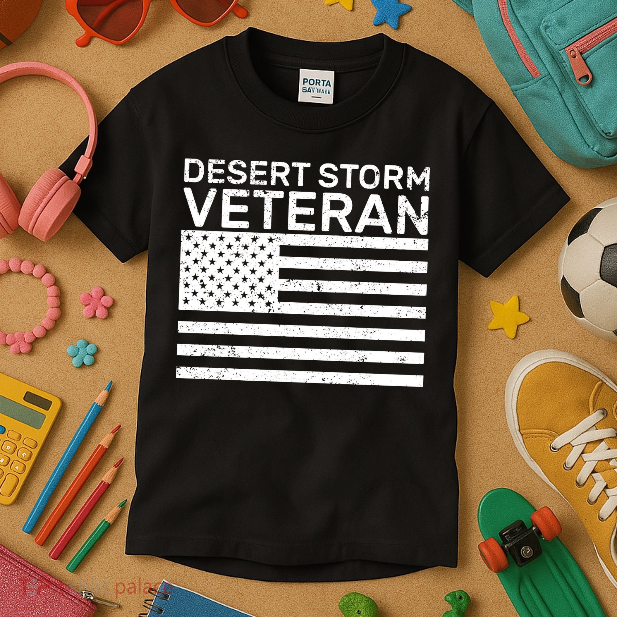 Desert Storm Veteran Kids T-Shirt