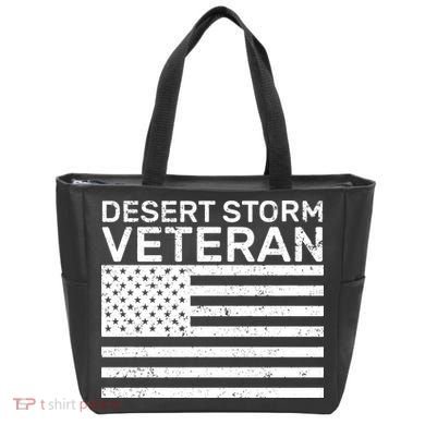 Desert Storm Veteran Tote Bag