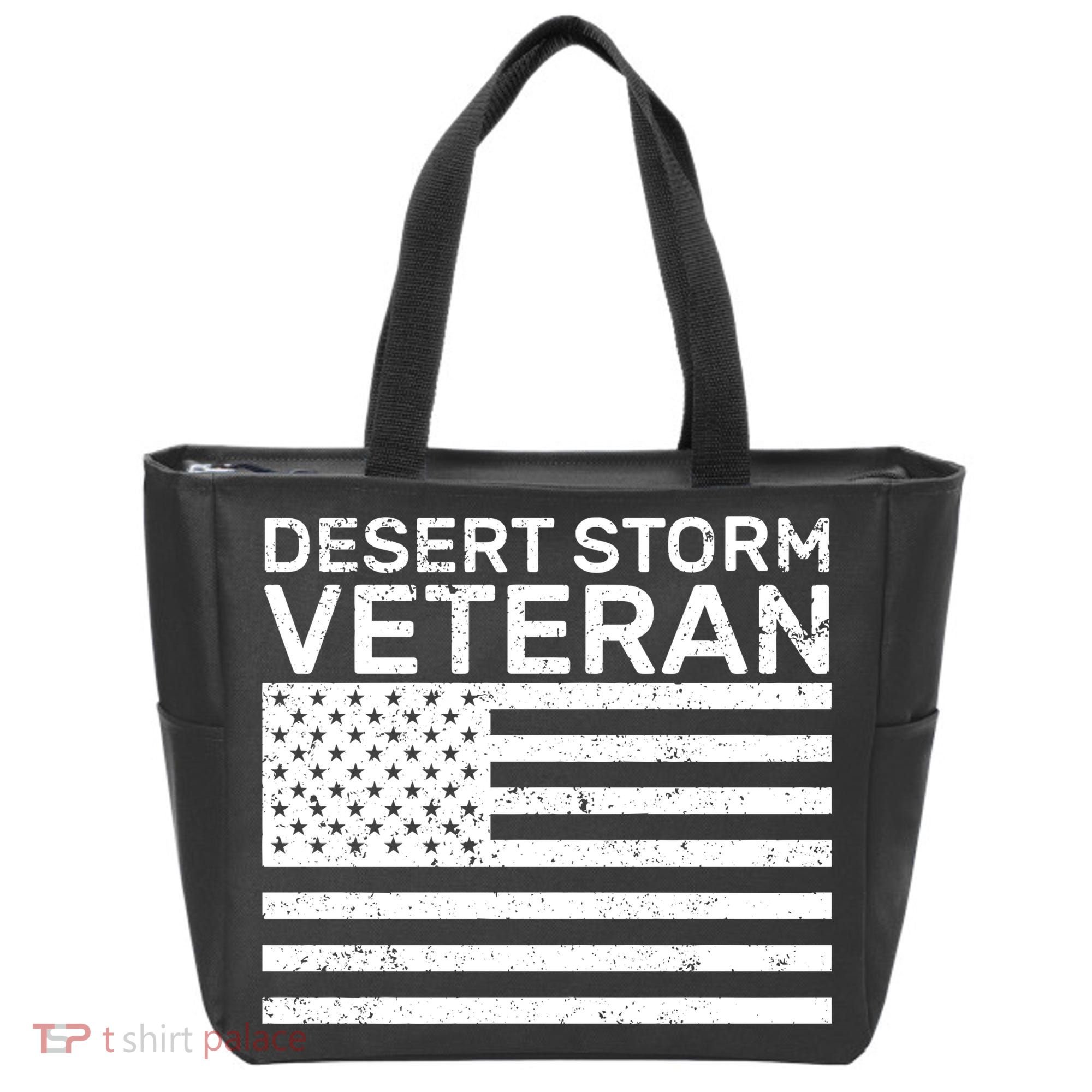 Desert Storm Veteran Tote Bag