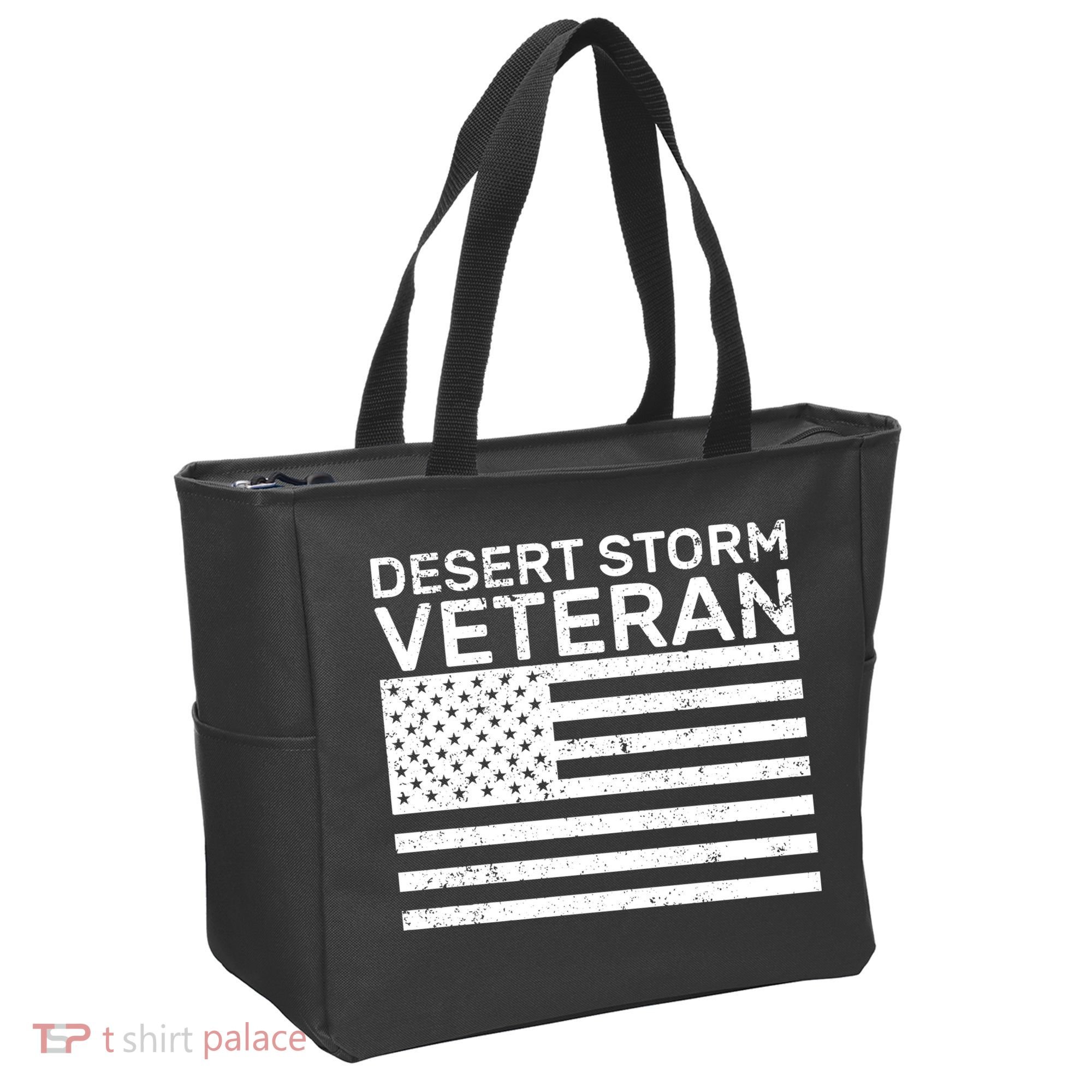 Desert Storm Veteran Tote Bag