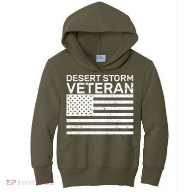 Desert Storm Veteran Kids Hoodie