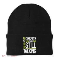 Despite This Look You Are Still Talking Beanie thumb 0