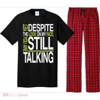 Despite This Look You Are Still Talking Pajama Set thumb 0