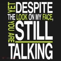 Despite This Look You Are Still Talking Tote Bag thumb 4