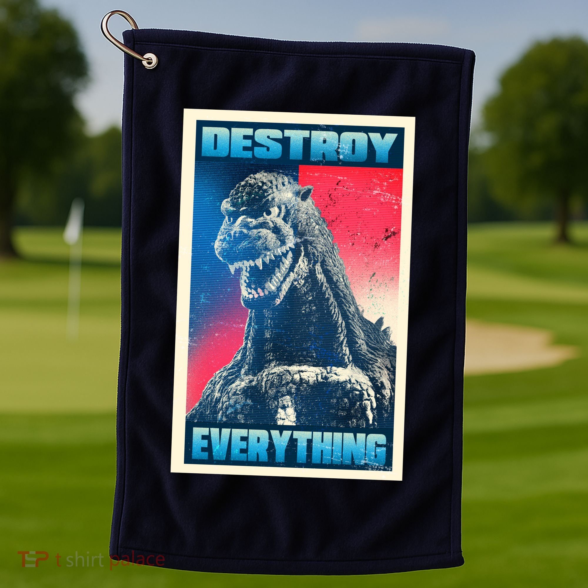 Destroy Everything Election Golf Towel
