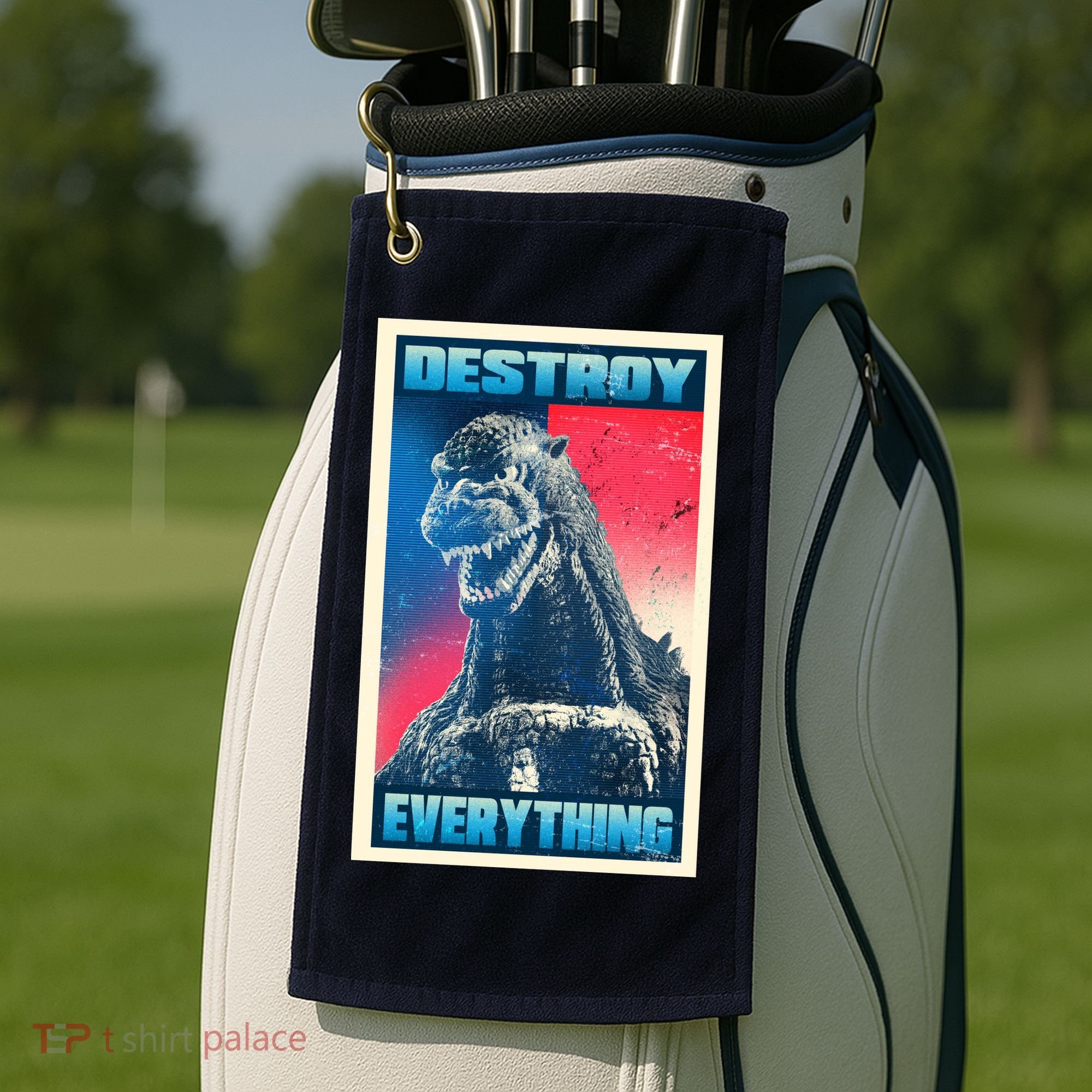 Destroy Everything Election Golf Towel