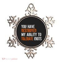 Destroyed Ability Tolerate Idiots Ornament thumb 0